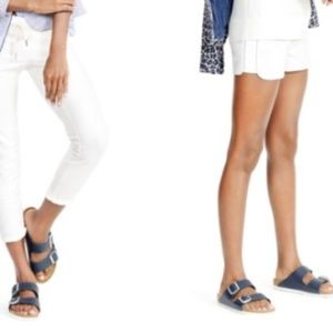 J Crew x Birkenstock Arizona Sandals 38